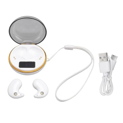 Zunate True Earbuds, Sleep Earbuds Bluetooth 5.3 for Sleeping, Smallest Tiny Earbuds Hidden Headphones Small Ears with Charging Case for