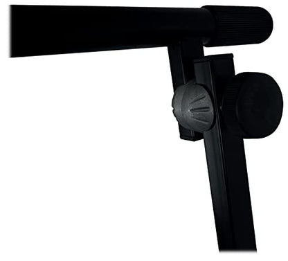 Rockville Z55 Z-Style 2-Tier Piano Keyboard Stand w/ Bag & Headphone Hook – Portable & Sturdy, Height & Width Adjustable, Fits 54/61/76/88-Key Electric Pianos & Keyboards – 250 lb Capacity | Includes Travel Bag, 250 lb Capacity, Headphone Hook, Anchoring