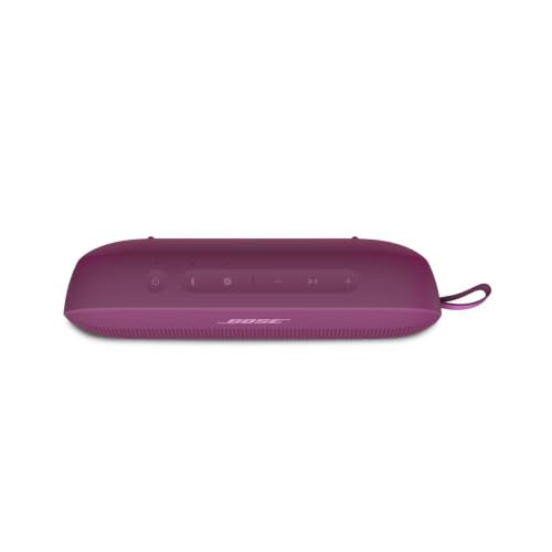 Bose SoundLink Flex Bluetooth Speaker (2nd Gen) - Portable Outdoor Speaker with Hi-Fi Audio, Waterproof and Dustproof, USB-C, Up to 12 Hours Battery Life, Rosewood Mauve - Limited Edition Color - color: Rosewood Mauve