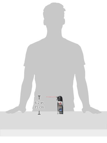 Falcon Dust, Off 압축 가스 (152a) 일회용 클리닝 먼지떨이, 1개, 99.2g(3.5온스) 캔(DPSJB), 블랙