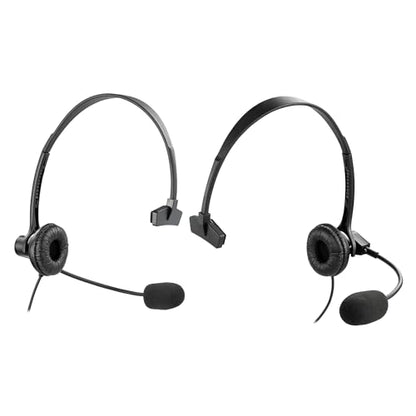 Arrowmax AHDH1000-M3 Over Head Headset Boom Mic Compatible with Rocky Talkie Expedition Radio Motorola M5 Plug GP328 Plus PRO5150 Elite