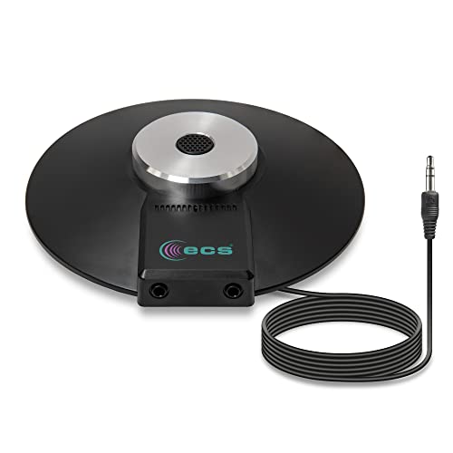 ECS WordForum 3.5mm TRS 360° Omnidirectional Stereo Conference Microphone for PC - with Daisy Chain Option, Condenser Mic for Teleconferencing - 1 Pack - size: 1 Pack - WordForum 3.5mm