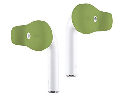 ACOUS Design Purest Earbuds Covers Anti-Slip Sport Covers Compatible with Apple EarPods and AirPods (Olive Gray) - color: Olive Gray
