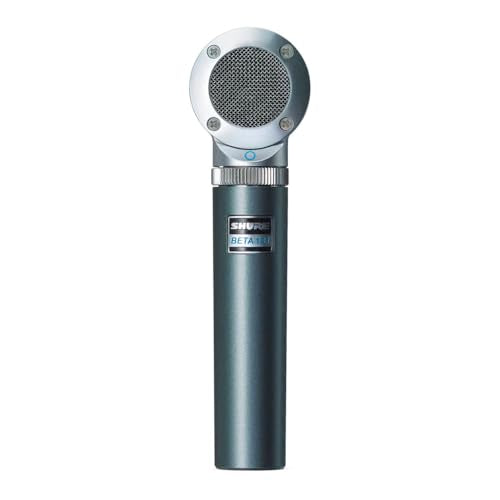 Shure BETA 181/BI 초소형 소형 다이어프램 사이드 어드레스 다용도 콘덴서 마이크, 교체 가능한 폴라 패턴 캡슐 옵션, 3핀 XLR 커넥터 - 양방향 - style: 피규어 8