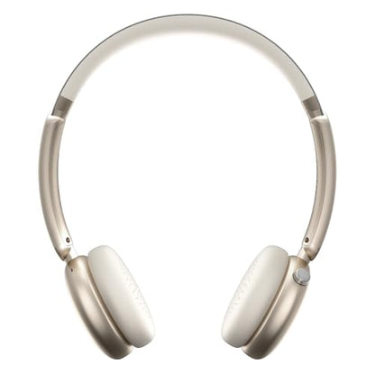LORELEI Q60 Wireless Bluetooth On-Ear Headphones Lightweight ，Built-in Micphone, 40 Hours Up Battery Life, Bass Mode, Memory Earmuffs (Starlight) - color: Starlight
