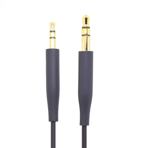 2pack 2.5mm to 3.5mm Audio Cable 3.6FT Replacement for Bose QC35 QC25 NC700 | 2pcs Grey 2.5mm Male to 3.5mm Male, Aux Cord, 1.1M, Headphone Wire Compatible with Bose QC45 QC35II QC25 NC700 Headphones