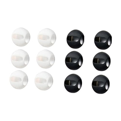 Uonlytech 14pcs Silicone Earphone Sleeve for Earbuds Case Compatible Cover Scratch Easy to Open Charging Box Secure Fit - color: Blackx2pcs, size: 6x4.4x1cmx2pcs