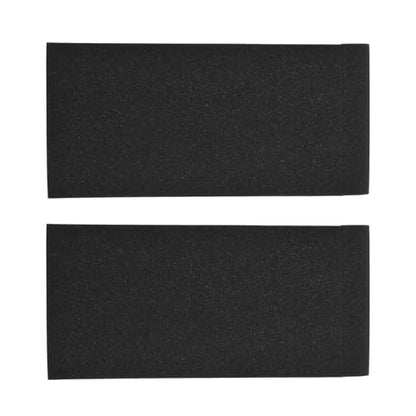 LiebeWH Acoustic Isolation Foam Shockproof High Density Speaker Pads, Black Sloped Monitor Pads for Stable Sound Output, 27x10cm for Home and Professional Studios (27 X 14cm) - size: 27 X 14cm