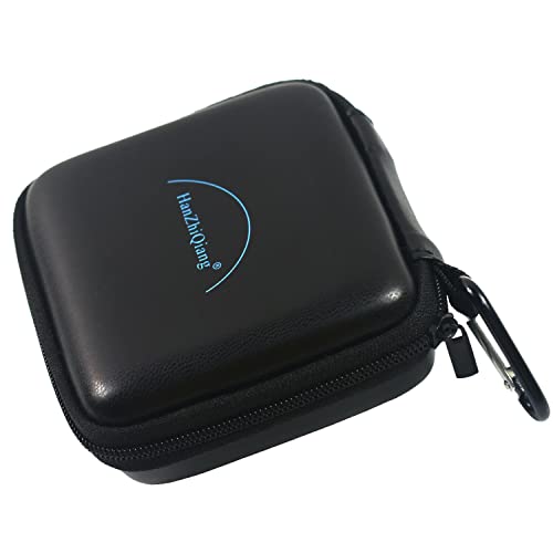 Hard Travel Carrying Mic Case Wireless Lavalier Microphone Case with 3 Slots for Wireless Lavalier Microphone Lapel Clip-on Mic - color: Black