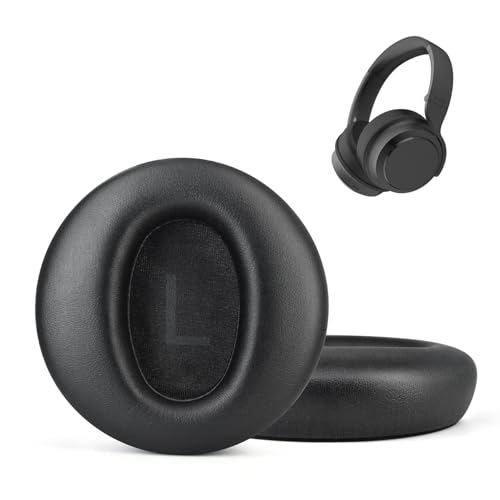 Headphones Replacement Ear Pads for Wyze Noise Cancelling Over Ear Headphones Ear Cushions Cover Repair Part (Black) - color: Black