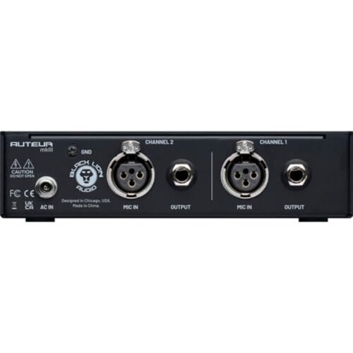 Black Lion Audio Auteur mkIII 2-Channel Mic Preamp and DI Bundle with 2x XLR- XLR Cable