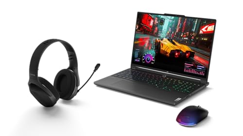 Lenovo Legion H410 Wireless Gaming Headset, Bluetooth or 2.4 GHz USB-A Connection, Lightweight (304 Grams), Adjustable Headband, Flip to Mute Mic, Black - style: H410