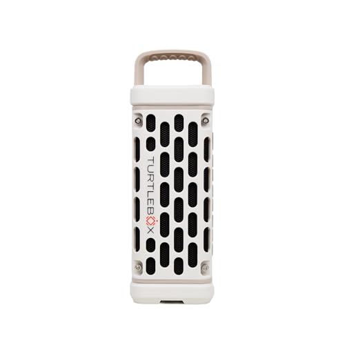 Turtlebox Ranger, Ultra-Portable Bluetooth Speaker, Waterproof, Ivory - color: Ivory