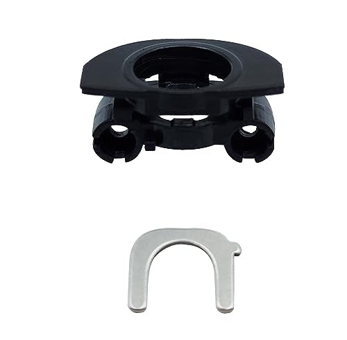 Plastic Left Hinge Swivel + XM4 U Shaped Metal Hinge Lock Grove Replacement for Sony WH-1000XM4 WH1000XM4 Headphone (Left)