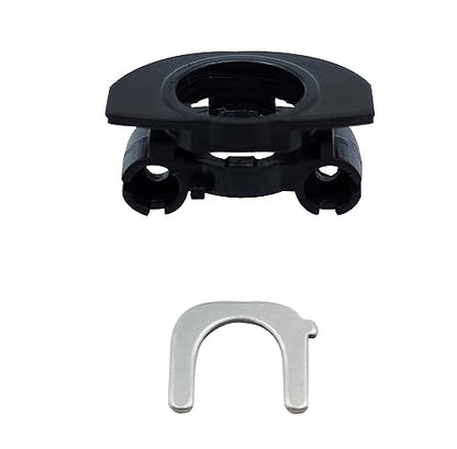 Plastic Left Hinge Swivel + XM4 U Shaped Metal Hinge Lock Grove Replacement for Sony WH-1000XM4 WH1000XM4 Headphone (Left)