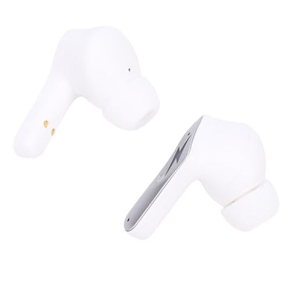 Yunseity Wireless Gaming Earbuds, 20ms Low Latency Game Earphones with Noise Canceling Mic, 2.4GHz & Bluetooth 5.3 Dual Mode, Comfortable in Ear Earphones for PC Laptop Phone (White) - color: White