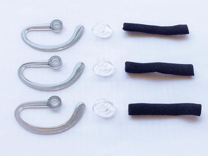 CS540 Ear Tips + Ear Hook Loops + Foam Spare + Earpads Fit Kit for Plantronics CS540 Savi W440 W740 W745 WH500 EarLoops EarHook Ear Bud Sleeve Part-9Pcs