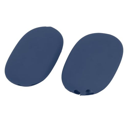 Headphone Protective Cover Kit for iOS Over Ear Headset, Silicone Headband Pad Beam Cushion Earpad Ear Cup Covers Set, Replacement Protector with Precise Openings, Washable (Blue) - color: Blue