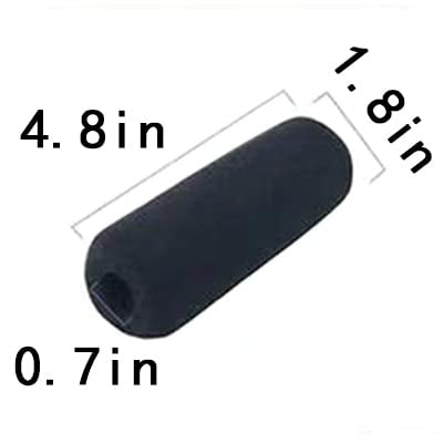 custom microphone cover Windshield foam cover microphone isolation shield Anchor Interview Headphones Windproof (lengthen) - size: lengthen