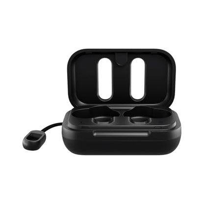 Skullcandy Dime 2 Wireless Earbuds,Bluetooth Headphones,Noise Isolating Fit,Up to 12 Hours Battery,Microphone for iPhone Android,Easy Carry with Integrated Lanyard - True Black,(Pack of 2) - color: True Black, size: One (Pack of 2)