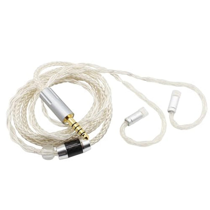 Youkamoo 4.4mm Balanced IEM Earphones Replacement Cable Compatible with Sennheiser IE80 IE80S IE8 IE8i, in-Ear Monitor Earphone Upgrade Cord 4ft/1.2m - style: 4.4mm Balanced