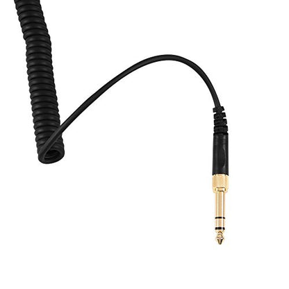 Replacement 3.5mm Male Plug to Bare Wire Open End, 3.5mm Plug Jack Connector Audio Cable for 770/770PRO/990/990PRO Headphones Repair, with 6.35mm Plug