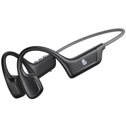Bone Conduction Headphones, Open Ear Wireless Headphones, 10H Playtime, Bluetooth 5.4, Lightweight Sport Headphones with Stable Connection, Sweatproof Running Headset for Workout Cycling, Black