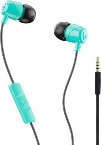 Skullcandy Jib Wired Earbuds with 3.5mm AUX Plug,Noise Isolating Fit,in-Line Microphone Call and Track Control,Convenient for Travel - Miami,(Pack of 6) - color: Miami, size: 6 Pack