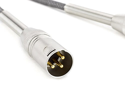 Sewell Premium XLR Microphone Patch Cable, 50 ft, Pure Copper, OFC, 24k Gold Plated, Flexible, Silverback SW-32835-50 - size: 50 ft, style: XLR Cable