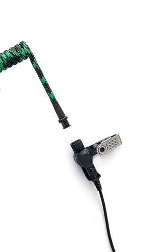 Replacement Braided Nylon Acoustic Coil Tube for Radio Walkie Talkie Earpiece - color: DF/CTB-20