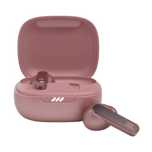JBL Live Pro 2 TWS - Noise Cancelling Earbuds - Rose | JBL Signature Sound, True Adaptive Noise Cancelling with Smart Ambient, 40 1030 hours of playback with wireless charging - color: Rose