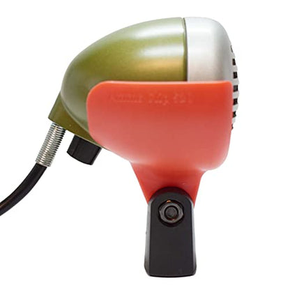 Ammo Clip 520 Bullet Mic Holder Compatible With Shure 520DX Green Bullet, Superlux D112/C and Other Similar Harmonica Microphones (Chilly Red) - color: Chilly Red