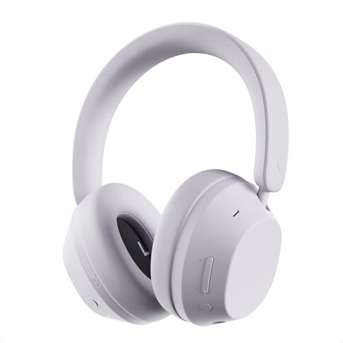 Clemm Preset Wireless Over-Ear Headphones, 95H Playtime, Bluetooth, 40mm Drivers, Built-in Mic, Memory Foam Earcups, Aux Cable Included, Foldable Design, Lavender - color: Lavender