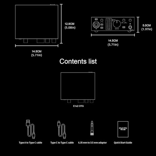 TOPPING E1X2 OTG USB Audio Interface | XLR Mic Preamp, 48V Phantom Power, 24bit/192kHz, 8 DAW/6 Loopback Channels, PC & Mobile Recording, Dual Livestream, Zero-Latency Mixer, High-Res Playback(White)