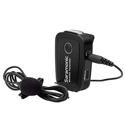 Saramonic Ultracompact 2.4 GHz Wireless Clip-On Mic System w/Lav & Dual-Reciever for Cameras & Mobile (Blink 500 B1) - size: Blink 500 B1