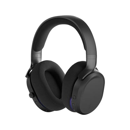 Fractal Design Scape Dark - Wireless PC Gaming Headset - Detachable Flip-to-Mute Microphone with Noise Cancellation - Battery Life Up to 40 Hours - Configurable Ambient Lighting - Black - color: Dark