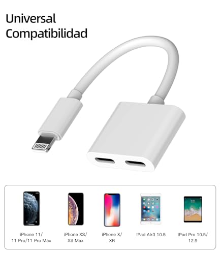Adapter for iPhone Headphones Jack Lightning 2Pack Headphones Microphone Dongle for Apple 14 13 12 11 Pro Max for iPad Mini Cable Auxiliary Car Charger Aux Accessories Earbuds Charging Audio Connector
