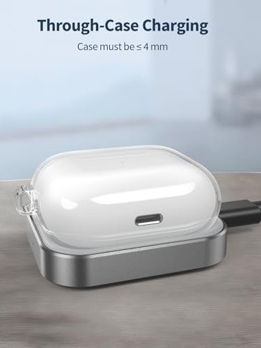 AirPods Pro Charger - Wireless Charging Station for AirPods 4 (withActive Noise Cancellation)/ 3rd/ 2rd, Gray - color: Aluminum(Grey)-for AirPods