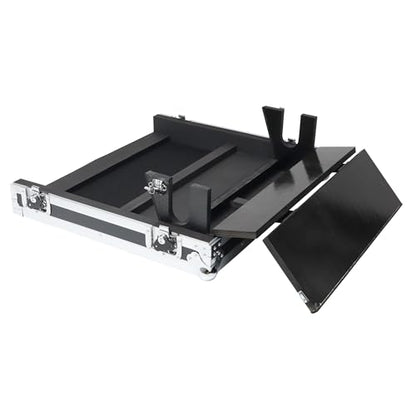 ProX XS-AHQU24DHW ATA Digital Audio Mixer Flight Case for Allen and Heath QU-24 Console with Doghouse compartment and Caster wheels