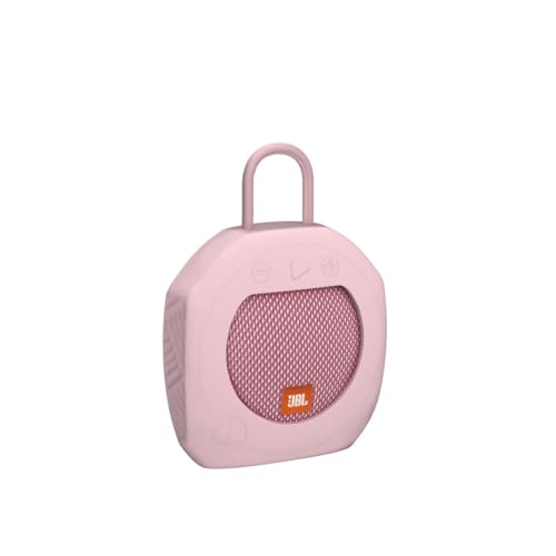 Protective Silicone Stand Up Case for JBL Clip 3 Waterproof Portable Speaker (Pink) - color: Pink
