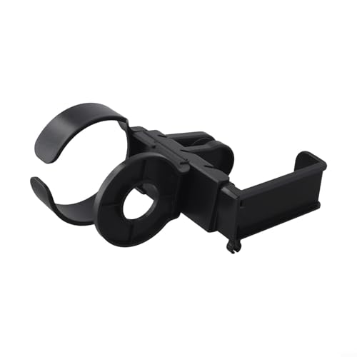 Under Desk Organizer Cup Holder and Headphone Hanger 2 in 1 Adjustable Clamp for a Cleaner Workspace (Black) - color: Black