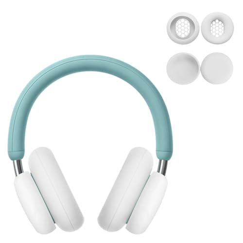 Case for CMF by Nothing Headphone Pro, 2 Sets Silicone Sweat Cover, Eeadphones Protective Case Ear Cushions/Headband, Cover Protector, Washable Scratchproof, White - color: white, size: 2 Pack