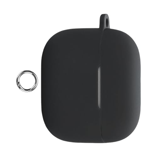 Ultra Thin Silicone Cover Shell Earphone Case Comfortable Touch for Scratch Protector Soft Touch - color: Black