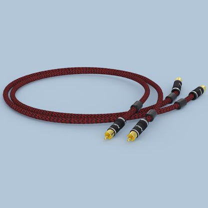 Preffair RCA Interconnect Cables, 1M/3.3FT, 1 Pair-RCA Male to RCA Male - color: gold plated, size: 3.3FT/1M