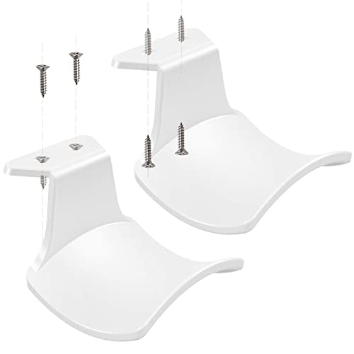 2-Pack Never Fall Headphone Hook Wall Mount Headset Holder White - color: White Z(2 Pack)