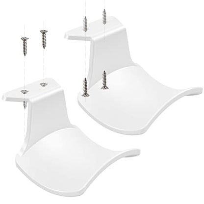 2-Pack Never Fall Headphone Hook Wall Mount Headset Holder White - color: White Z(2 Pack)