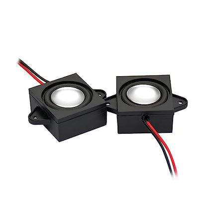2PCS PAM8403 Mini Digital Power Amplifier Module 3W 2.5-5V Input USB Power Supply + 2PCS 3W 8Ohm Audio Stereo Speaker Full Range Mini Portable Advertising Speakers - color: 3W 8Ohm+PAM8403