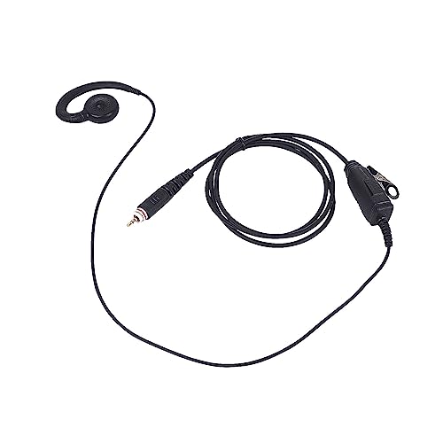clp 1010e 1040e 1080e Earpiece with Mic C Swivel Over Cover Ear Piece Walkie Talkie Ptt Headset Compatible with Motorola Business Two Way Radio clp1010e clp1040e clp1080e CLP1083e clp446e