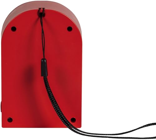 Crosley CR3046A-RE Mini Jukebox Portable Bluetooth Speaker, Red | Bluetooth In, 5 Color-Changing Light Modes, LED Lights Sync with Music, Rechargeable Lithium-Ion Battery - color: Red