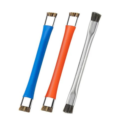 Phone Motherboard IC Cleaning Brush,3pcs Anti-Static Brush, Horse Hair Bristles, Double Ended,Safe Brush Motherboard Cleaning Tools for Keyboards, Cell Phone Parts, Computer Fans